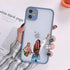 Fashion Beautiful Girl Pattern Case For iPhone 13 12 11 Pro Max Hand Drawn Girl Hard Phone Cover For iPhone 7 8 Plus SE2 X XR XS Pattern Protective Phone Case Hard PC Back Case Silicone Bumper Cover