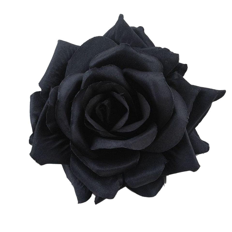 Fashion Big Rose Flower Brooch Modern Brooches Pins Fashion Men's Suit Rose Flower Brooches Pins Fabric Cloth Beautiful Lapel Pins Dress Suit Corsage Luxury Wedding Women Jewelry Accessories