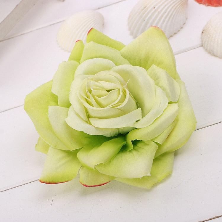 Fashion Big Rose Flower Brooch Modern Brooches Pins Fashion Men's Suit Rose Flower Brooches Pins Fabric Cloth Beautiful Lapel Pins Dress Suit Corsage Luxury Wedding Women Jewelry Accessories