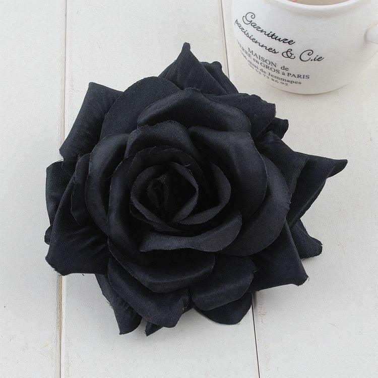 Fashion Big Rose Flower Brooch Modern Brooches Pins Fashion Men's Suit Rose Flower Brooches Pins Fabric Cloth Beautiful Lapel Pins Dress Suit Corsage Luxury Wedding Women Jewelry Accessories