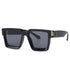 Fashion Black Design Stylish Sunglasses For Men & Women Square Shape Driving Eyewear Classic Luxury Style Sun Glasses For Men Women Anti Blue Light Sun Glasses For Summer