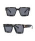 Fashion Black Design Stylish Sunglasses For Men & Women Square Shape Driving Eyewear Classic Luxury Style Sun Glasses For Men Women Anti Blue Light Sun Glasses For Summer