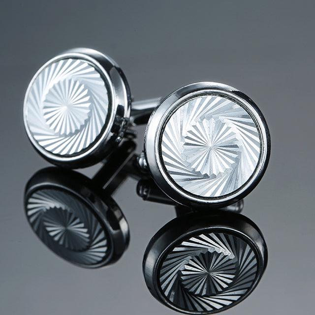 Fashion Black Four Leaf Cufflinks Men Business Shirt Cufflinks Elegant Men Jewelry Business Wedding Meeting Gifts Simple Light Luxury Cuffs Cufflinks