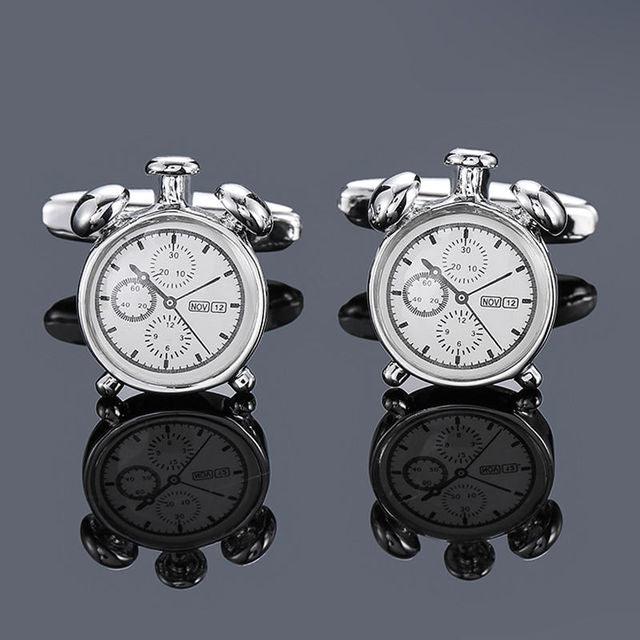 Fashion Black Four Leaf Cufflinks Men Business Shirt Cufflinks Elegant Men Jewelry Business Wedding Meeting Gifts Simple Light Luxury Cuffs Cufflinks