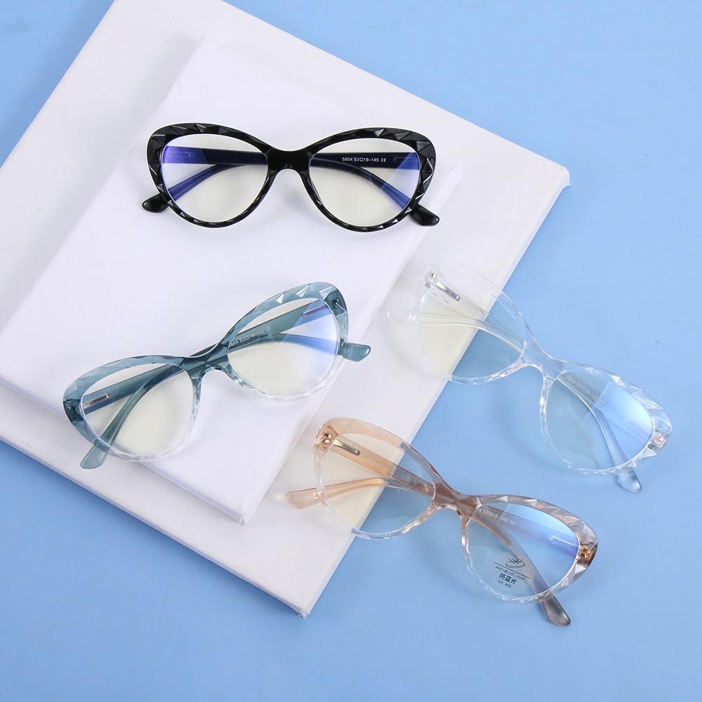 Fashion Cat Eye Eyeglasses For Women Men Flexible Portable Anti Blue Rays Glasses Computer Glasses Optical Eyewear For Men And Women Optical Eyewear Fashionable Eyewear