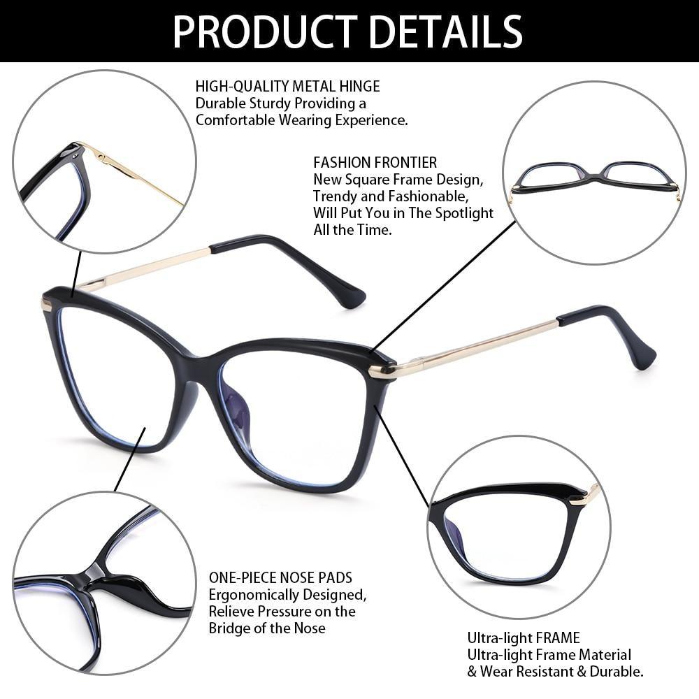 Fashion Cat Eye Eyeglasses For Women Men Flexible Portable Anti Blue Rays Glasses Computer Glasses Optical Eyewear For Men And Women Optical Eyewear Fashionable Eyewear