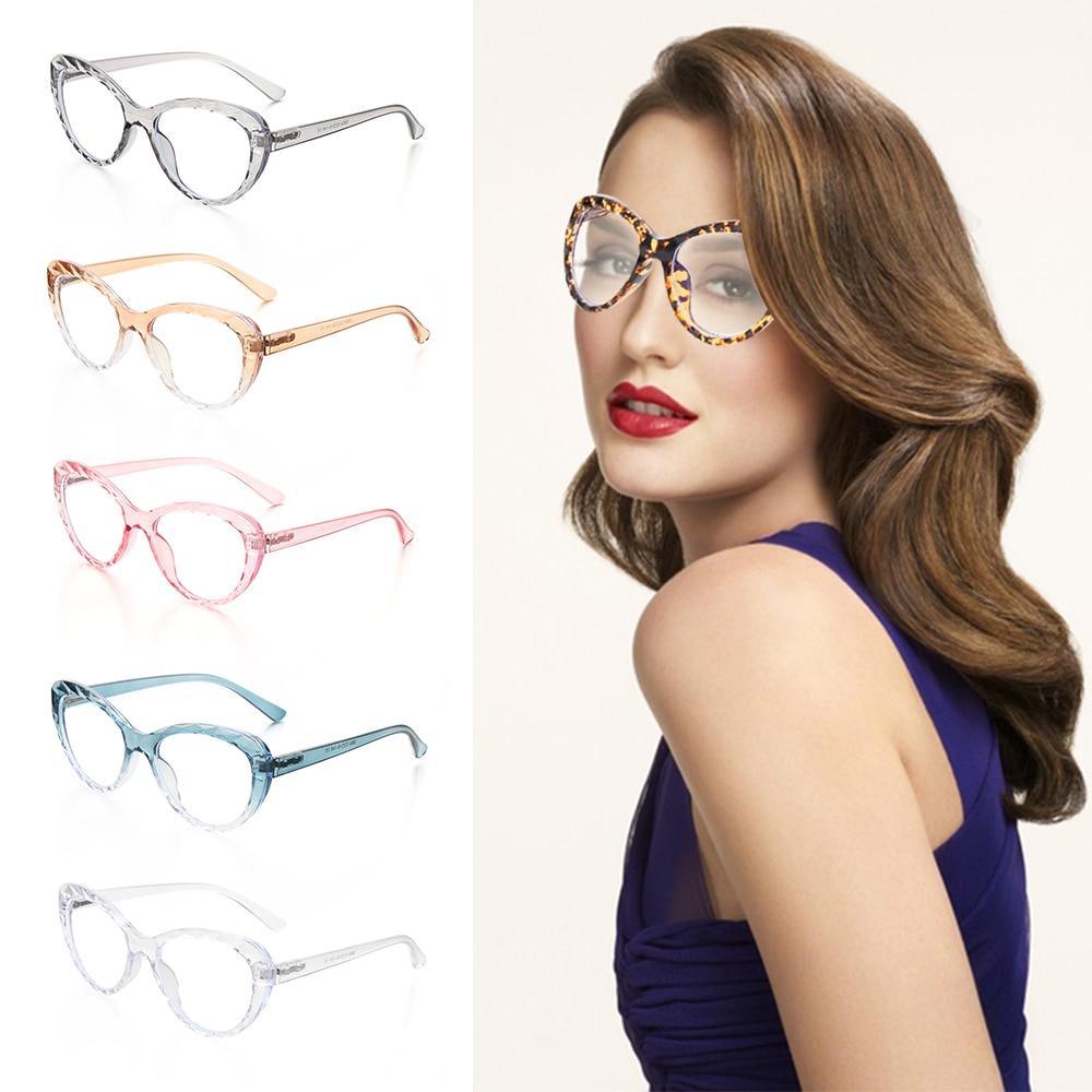 Fashion Cat Eye Eyeglasses For Women Men Flexible Portable Anti Blue Rays Glasses Computer Glasses Optical Eyewear For Men And Women Optical Eyewear Fashionable Eyewear