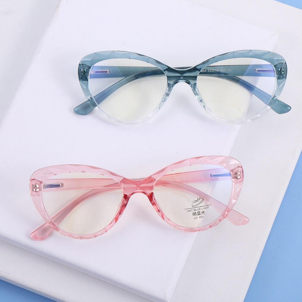 Fashion Cat Eye Eyeglasses For Women Men Flexible Portable Anti Blue Rays Glasses Computer Glasses Optical Eyewear For Men And Women Optical Eyewear Fashionable Eyewear