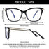 Fashion Cat Eye Eyeglasses For Women Men Flexible Portable Anti Blue Rays Glasses Computer Glasses Optical Eyewear For Men And Women Optical Eyewear Fashionable Eyewear