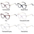 Fashion Cat Eye Eyeglasses For Women Men Flexible Portable Anti Blue Rays Glasses Computer Glasses Optical Eyewear For Men And Women Optical Eyewear Fashionable Eyewear