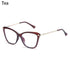 Fashion Cat Eye Eyeglasses For Women Men Flexible Portable Anti Blue Rays Glasses Computer Glasses Optical Eyewear For Men And Women Optical Eyewear Fashionable Eyewear