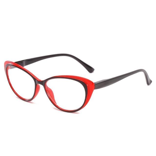 Fashion  Cat Eye Reading Glasses Women Lightweight  Eyeglasses Frame Protection Eyewear Computer Goggles And Non Prescription Frame Ladies Eyewear Women Eyeglasses Hyperopia Presbyopia Eyewear 1.0 1.5 2.0 2.5 3.0 3.5 4.0