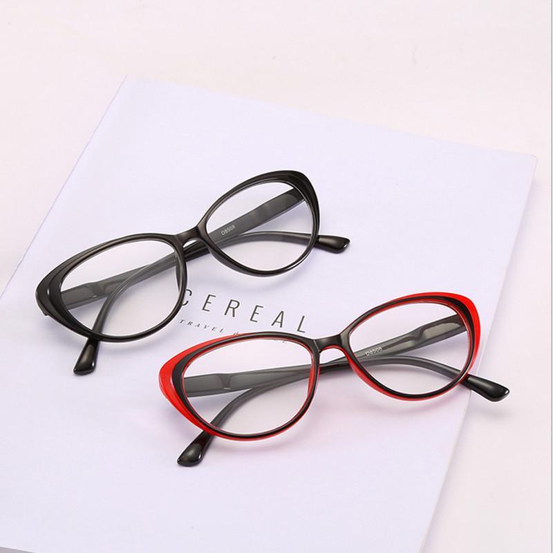 Fashion  Cat Eye Reading Glasses Women Lightweight  Eyeglasses Frame Protection Eyewear Computer Goggles And Non Prescription Frame Ladies Eyewear Women Eyeglasses Hyperopia Presbyopia Eyewear 1.0 1.5 2.0 2.5 3.0 3.5 4.0