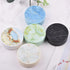 Fashion Contact Lens Case Women Man Travel Kit Easy Carry Contact Lenses Box Mirror Marble Print Eyes Contact Lens Case All in One Travel Contact Container Soak Storage Kit