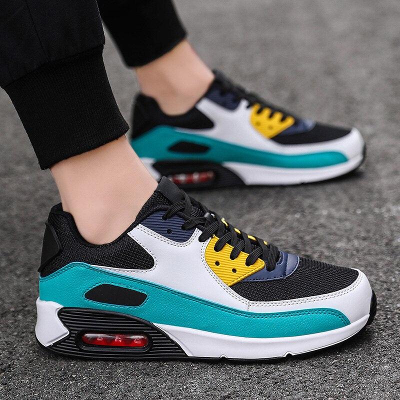 Fashion Couple Sports Running Shoes Jogging Shoes Outdoor Sports Sneakers Lace Up Unisex Walk Women's Air Athletic Running Shoes Fashion Sport Gym Jogging Tennis Fitness Sneakers