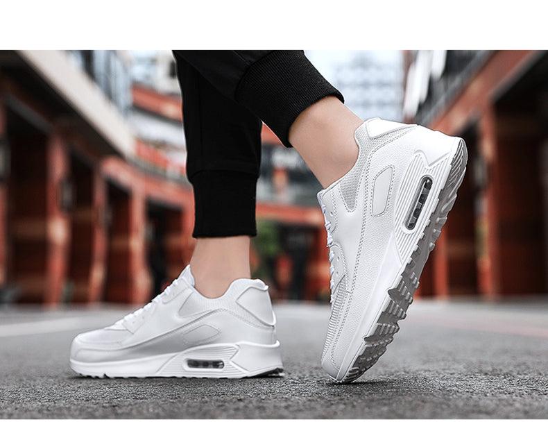 Fashion Couple Sports Running Shoes Jogging Shoes Outdoor Sports Sneakers Lace Up Unisex Walk Women's Air Athletic Running Shoes Fashion Sport Gym Jogging Tennis Fitness Sneakers