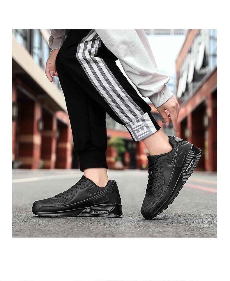 Fashion Couple Sports Running Shoes Jogging Shoes Outdoor Sports Sneakers Lace Up Unisex Walk Women's Air Athletic Running Shoes Fashion Sport Gym Jogging Tennis Fitness Sneakers