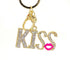 Fashion Creative Rhinestone Personality Lipstick Bag Car Keychain Female Schoolbag Pendant Metal Keychain Ring Gift Crystal Lipstick Makeup Keyring Rhinestone Purse Bag Charm Pendant Keychain