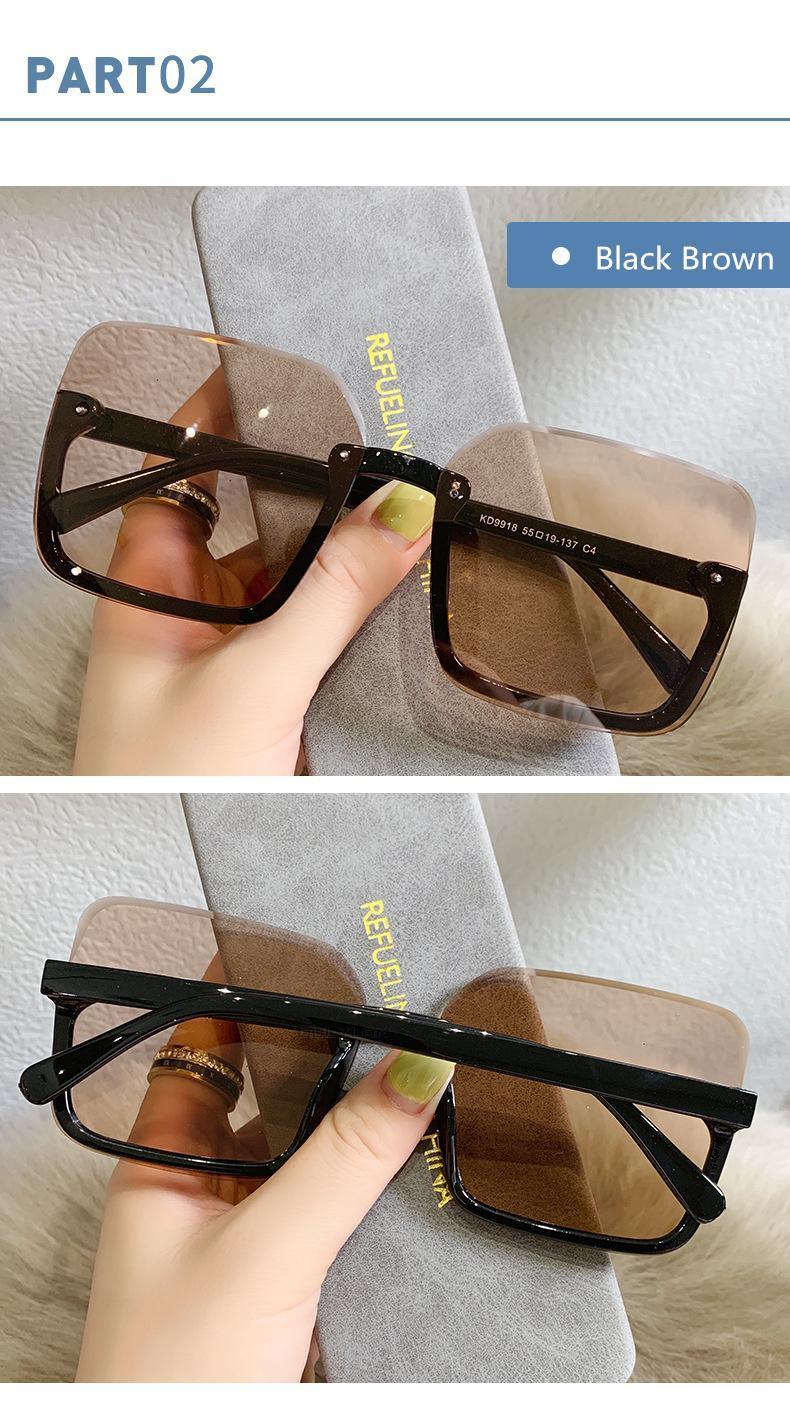 Fashion Design Women Square Sunglasses Big Frame Style Oversized Fashionable Sun Glasses For Men Popular Trendy Style Sunglasses UV400 Protection Sun Glasses