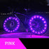 Fashion Durable Bicycle Spoke Light Bike Tire Wind Wheel Lights Flash Spoke Ribbon Light Lamp Outdoor Night Cycling Lights Bike Wheel Spoke Light Waterproof Bright Bicycle Light Strip