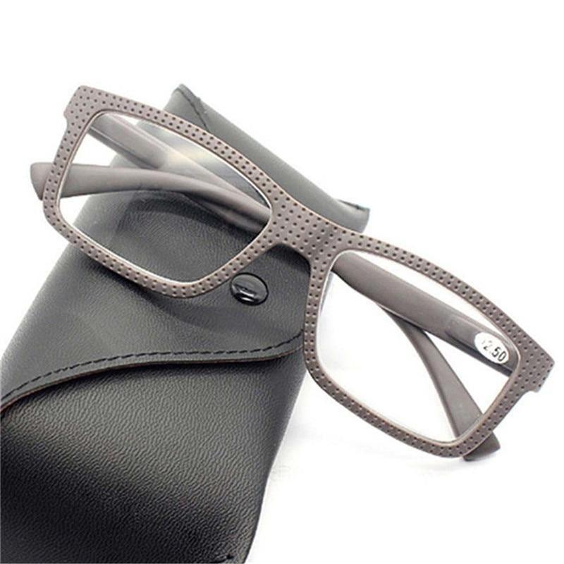 Fashion For  Men And Women Reading Glasses Frame Retro Classic Eyeglasses New Ultralight Eyewear  Reading Glasses Oversize Large Square Men Readers ,Comfort Lightweight Eyeglasses Flexible Spring Hinge