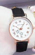 Fashion Girls Quartz Watches Bracelet Set Luminous Dial Watch Women Casual Leather Female Wrist Watch Leather Band Thin Minimalist Casual Simple Dress Quartz Analog Watch