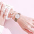 Fashion Girls Quartz Watches Bracelet Set Luminous Dial Watch Women Casual Leather Female Wrist Watch Leather Band Thin Minimalist Casual Simple Dress Quartz Analog Watch