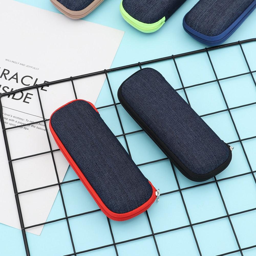 Fashion Glasses Case Box Hard Shell Protector Reading Eyewear Case Sunglasses Case Zipper Eyeglasses Case Sunglasses Hard Case Box Protector For Kids Woman Man