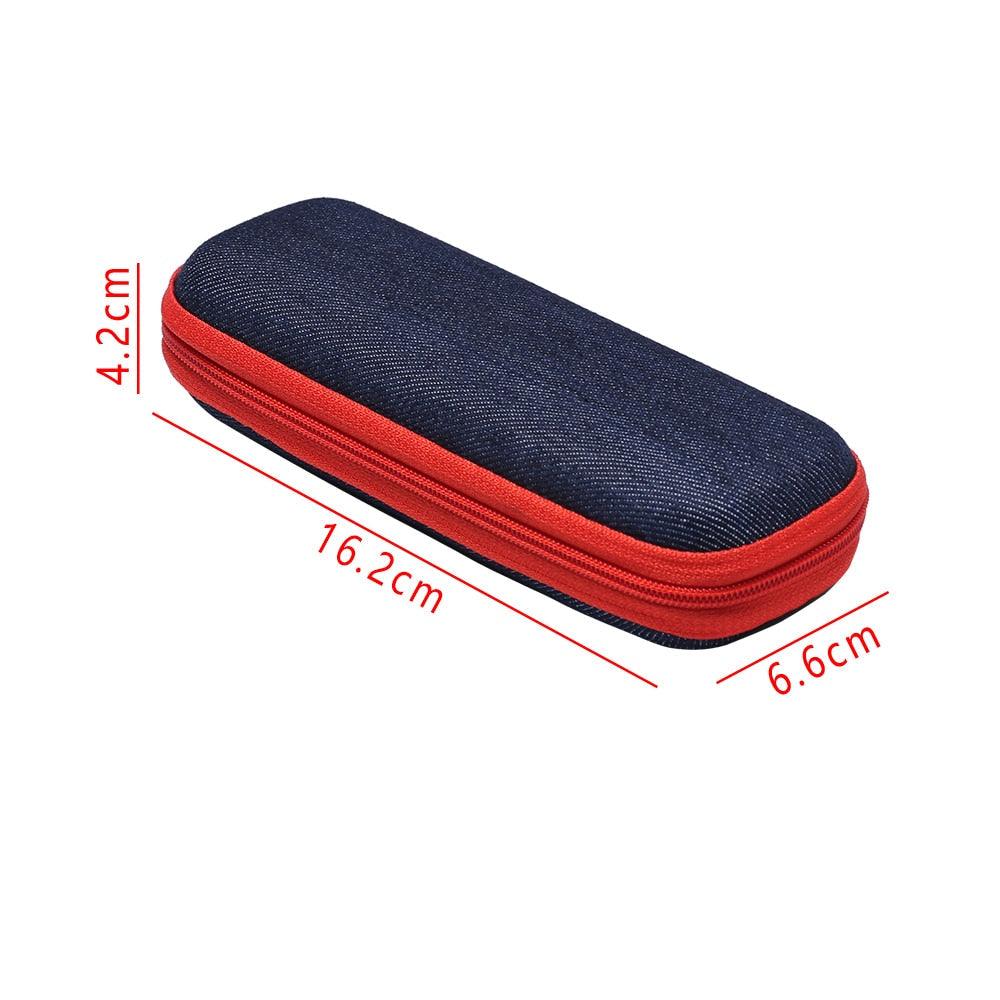 Fashion Glasses Case Box Hard Shell Protector Reading Eyewear Case Sunglasses Case Zipper Eyeglasses Case Sunglasses Hard Case Box Protector For Kids Woman Man