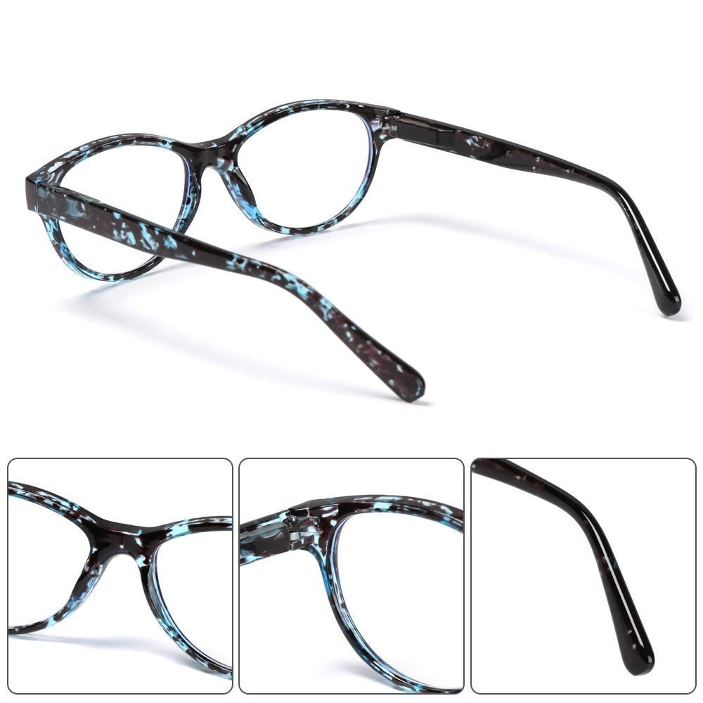 Fashion Glasses Men Women Reading Anti Blue Eye Protection Eyeglasses Hyperopia Transparent Optical Eyewear With Diopter For Women And Men +1.0~+ 4.0