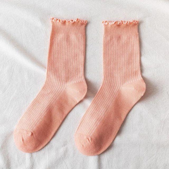 Fashion Lace Ruffled Soft Cotton Female Sock Top Quality Spring And Summer Cute Socks Sweet Princess Girls Comfortable Breathable Cute Socks For Women