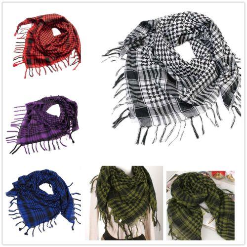 Fashion Latest Women Men Arab Shemagh Keffiyeh Palestine Scarf Shawl Wrap Scarves Keffiyeh Man Wrap Bandana Shemagh Military Scarf plaid Islamic Airsoft Muslim Multifunction Tactical Arabic Hijab Palestine Women Men Scarf