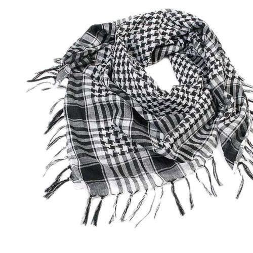 Fashion Latest Women Men Arab Shemagh Keffiyeh Palestine Scarf Shawl Wrap Scarves Keffiyeh Man Wrap Bandana Shemagh Military Scarf plaid Islamic Airsoft Muslim Multifunction Tactical Arabic Hijab Palestine Women Men Scarf