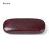 Fashion Leather Eye Glasses Hard Shell Protector Case Women Men Sunglasses Cover Reading Eyewear Case Spectacles Container Clamshell Eyeglasses Case Portable Glasses Protection Case