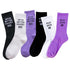 Fashion Letter Socks Unisex Hip-hop Street Sports Crew Black White Hipster Popular Skateboard Cotton Socks Running Cycling Cute Socks Unisex Socks For Men And Women