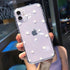 Fashion Love Heart Transparent Soft Phone Case For iPhone 11 13 14 Pro MAX X XS XR 12 Mini 7 8 plus Aesthetic Transparent Cute Love Heart Case Full Camera Protection Soft Silicone Shockproof Case for iPhone