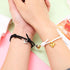 Fashion Matching Couple Bracelet Cute Heart Magnet Valentines Day Heart Ball Mutual Attraction Magnetic Rope Bracelets Magnetic Matching Friendship Rubber Strand Bracelets For Women Teens Couples Relationship Jewelry Gifts