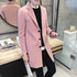 Fashion Men Casual Coat Luxury Business Trench Coat Men's Unique Style Coats Jackets Classic Windproof Simple Overcoat Long Oversized Coat Jacket