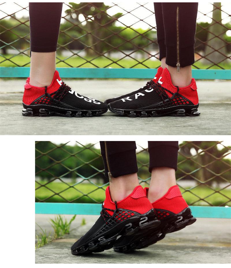 Fashion Men's Walking Sneakers Breathable Running Sports Outdoor Cushioning Sneakers Running Elegant Soft Comfortable Athletic Running Sneakers