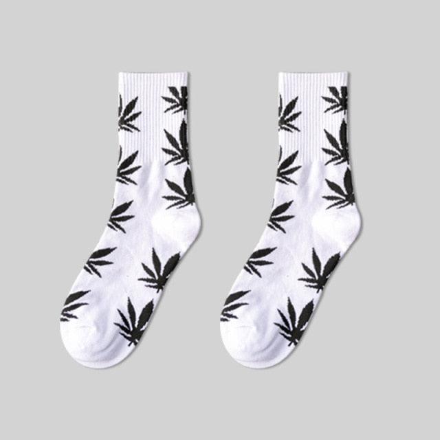 Fashion Men Street Wear Cool Cotton Socks Harajuku Funny Socks Trendy Women Long Socks Crew Socks White Hip Hop Socks Basketball Running Cycling Socks For Men And Women