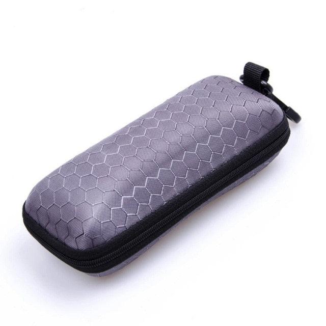 Fashion Men Women Portable Glasses Case Magnetic Leather Fold-able Sunglasses Eyeglass Holder Eyewear Portable Eyeglass Case Eyeglasses Bag For Reading Glasses Spectacles And Small Sunglasses