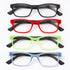 Fashion Men Women Reading Glasses Rectangle Spring Anti Glare Lightweight Reading Eyeglasses No Screw Detachable Design Eyeglasses Hyperopia Presbyopia Vision Care Eyewear