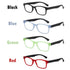 Fashion Men Women Reading Glasses Rectangle Spring Anti Glare Lightweight Reading Eyeglasses No Screw Detachable Design Eyeglasses Hyperopia Presbyopia Vision Care Eyewear