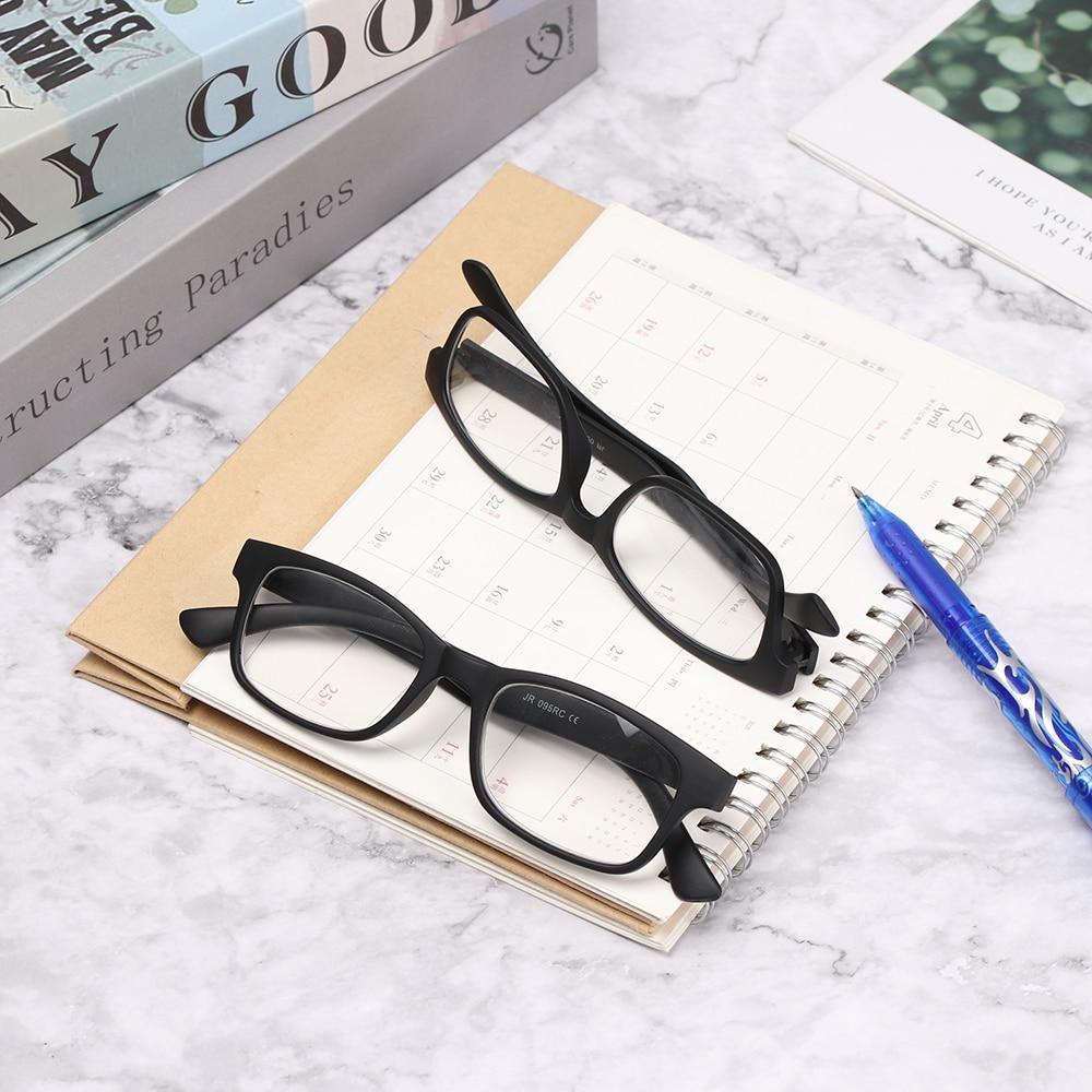 Fashion Men Women Reading Glasses Rectangle Spring Anti Glare Lightweight Reading Eyeglasses No Screw Detachable Design Eyeglasses Hyperopia Presbyopia Vision Care Eyewear