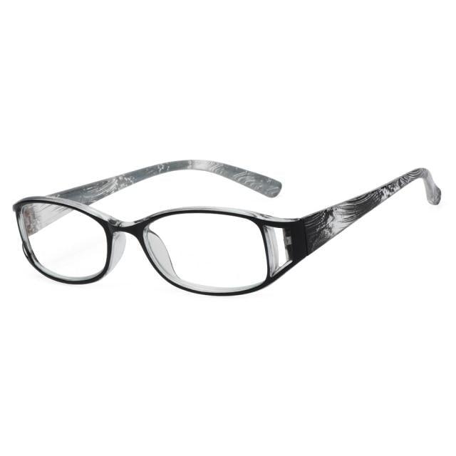 Fashion Men Women Reading Glasses Rectangle Spring Anti Glare Lightweight Reading Eyeglasses No Screw Detachable Design Eyeglasses Hyperopia Presbyopia Vision Care Eyewear