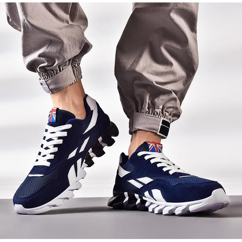 Fashion Mens Running Light Breathable Shoes New Style Mens Sneakers Light Weight Running Elegant Soft Sneakers Comfortable Athletic Running Sneakers