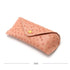 Fashion Pattern Leather Glasses Case Personalized Buckle Leather Trendy Sunglasses Case Eyewear Large Glasses Case Unisex Glasses Case Hard Shell Leather Glasses Case