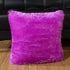 Fashion Plush Cushion Cover Shaggy Faux Fur Decorative Pillow Fur Pillows Fluffy Throw Pillows Cover Faux Fur Pillow Case Luxury Soft Cushion Cover Cushion Covers Home Living Room Seat Car Pink Pillowcase