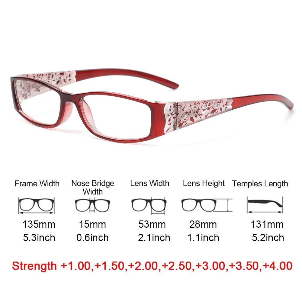 Fashion Print Reading Glasses Women Men Anti Blue Light Glasses Computer Goggles Eye Protection For Men And Women  Portable High-definition  Lens Retro Magnifier Eyewear Diopter +1.0~+4.0