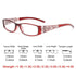 Fashion Print Reading Glasses Women Men Anti Blue Light Glasses Computer Goggles Eye Protection For Men And Women  Portable High-definition  Lens Retro Magnifier Eyewear Diopter +1.0~+4.0